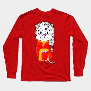 CNY: YEAR OF THE TIGER - LADY TIGER Long Sleeve T-Shirt